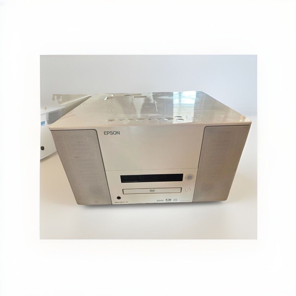 Epson MovieMate 25 DVD Projector w/ Aura SUB-4A Powered Subwoofer – Tested